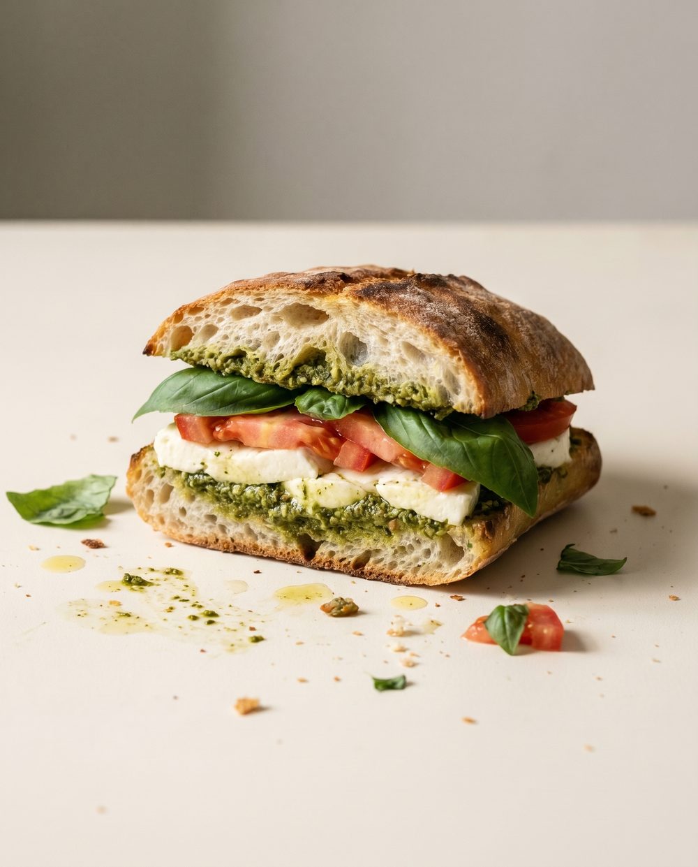 Caprese sandwich